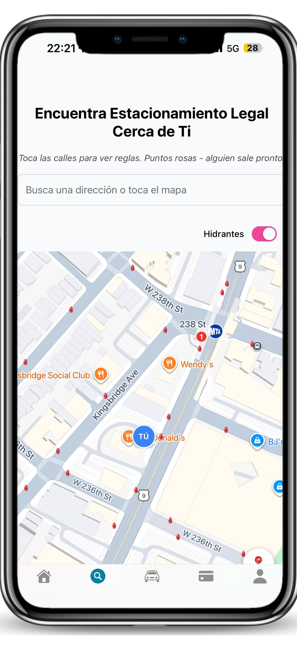 Imagen de Spotlink sobre reglas de hidrantes y 15 pies en NYC