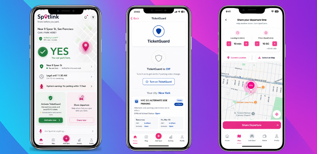 Spotlink Ticket Guard alert screenshot